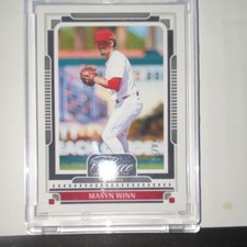 Panini Three and Two Masyn Winn Serial Numbered Baseball Card Holo Gold #93 /10
