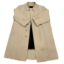 Vintage London Fog Maincoats Trench Coat Removable Faux Fur Men  s 46 Regular