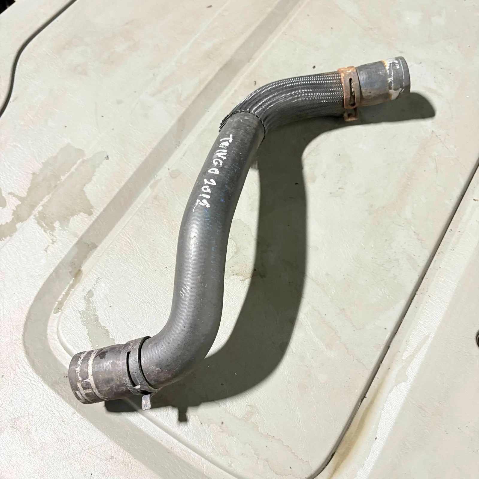 Renault Twingo MK2 coolant radiator hose actual item with clamps