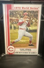 2021 Topps Heritage High Number 1972 World Series Highlights Tony Perez #72WS-5