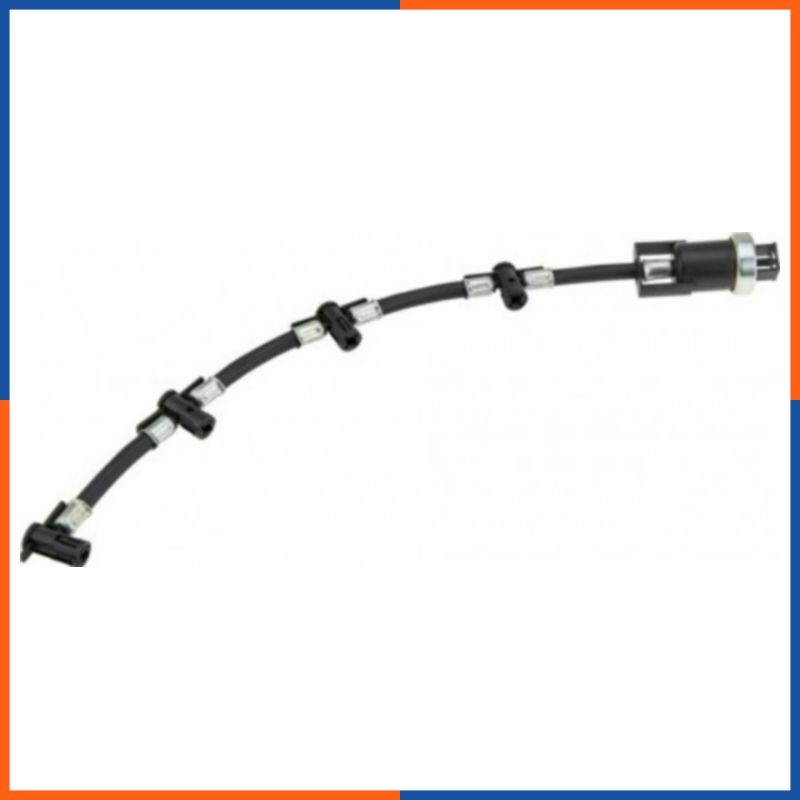 Durite de fuite de carburant avant 03L130235F anti-vibration en élastomère tressé pour AUDI
