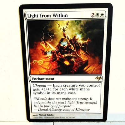 LIGHT FROM WITHIN --- MTG -- EVENTIDE ---  NM