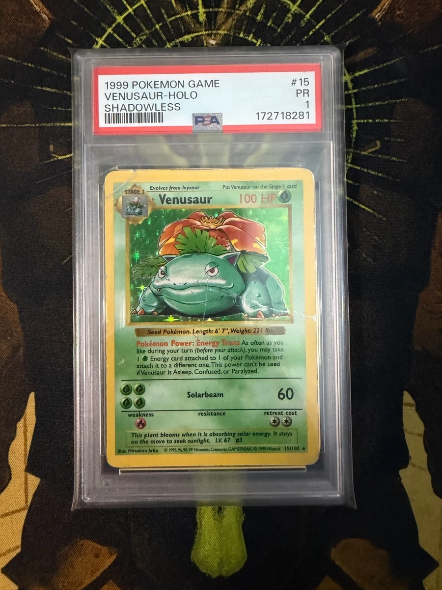 25+ Venusaur Pokémon TCG Professional Sports Authenticator (PSA