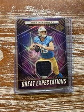 Great Expectations Justin Herbert Patch Memorabilia LA Chargers