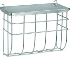 Kerbl Metal Hayrack with Cover, 17 x 13 cm
