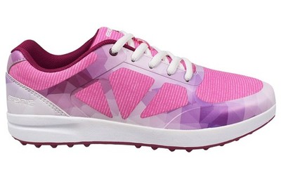 New Etonic Golf Ladies G-SOK 4.0 Shoes Pink Geo Size 10 Medium LG400PG