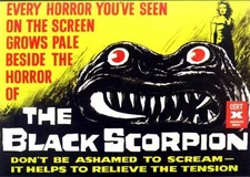 The Black Scorpion poster Mara Corday British 1957 Old Film Movie Photo