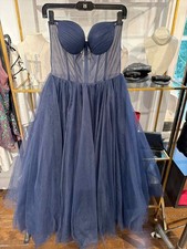 Millau Size M Blue Gown Evening