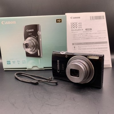 Box] Canon IXY 120 PowerShot ELPH 135 Black English OK Excellent