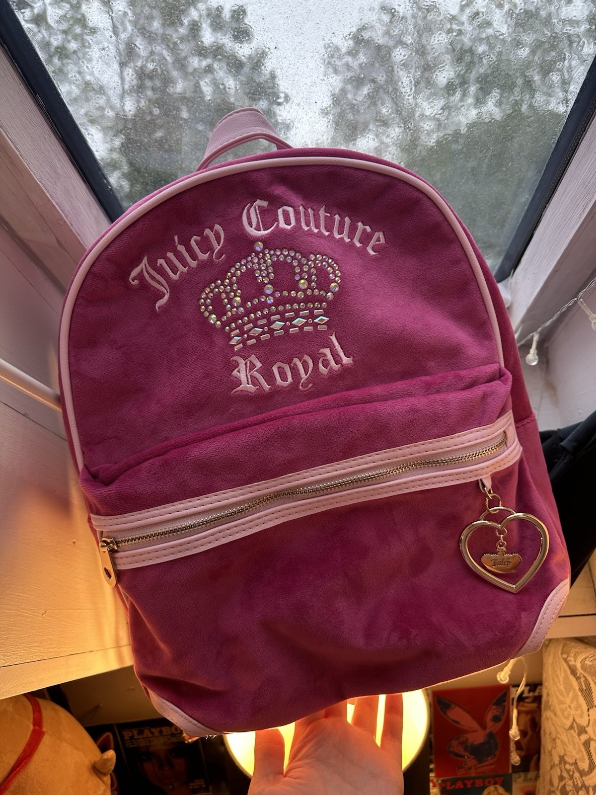 Raspberry Pink Crown Bag Laptop Case Travel