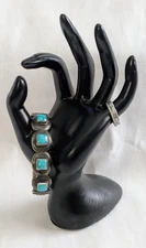 VTG Black DARICE Jewelry DISPLAY HAND Stand RING & JOCK FAVOUR BRACELET Holder