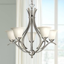 Kichler Dover 24" Wide Brushed Nickel 5-Light Chandelier