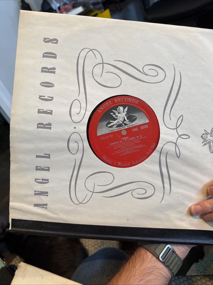 DAVID OISTRAKH (Violin) BRUCH: Violin Concerto-PROKOFIEV: Violin Concerto-ANGEL - Image 4 of 4