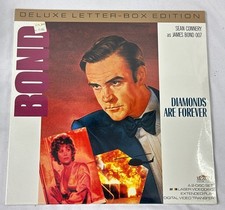 New Sealed DIAMONDS ARE FOREVER Deluxe Letterbox 2 Disc James Bond LaserDisc