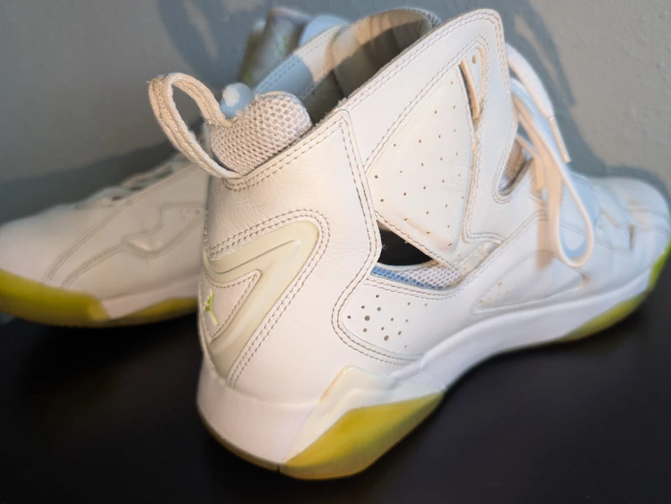 Jordan True Flight blanco para hombre talla 13 342964-113 Foto 4 de 4