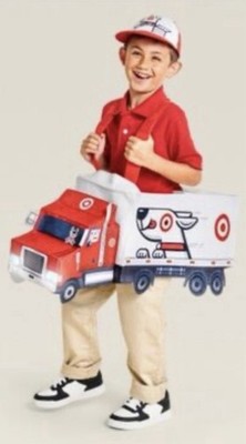Target Truck Halloween Costume Light Up & Sounds 4-5T