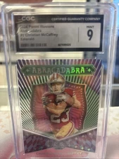 2024 Panini Illusions - Christian McCaffrey #9 Abracadabra Emerald