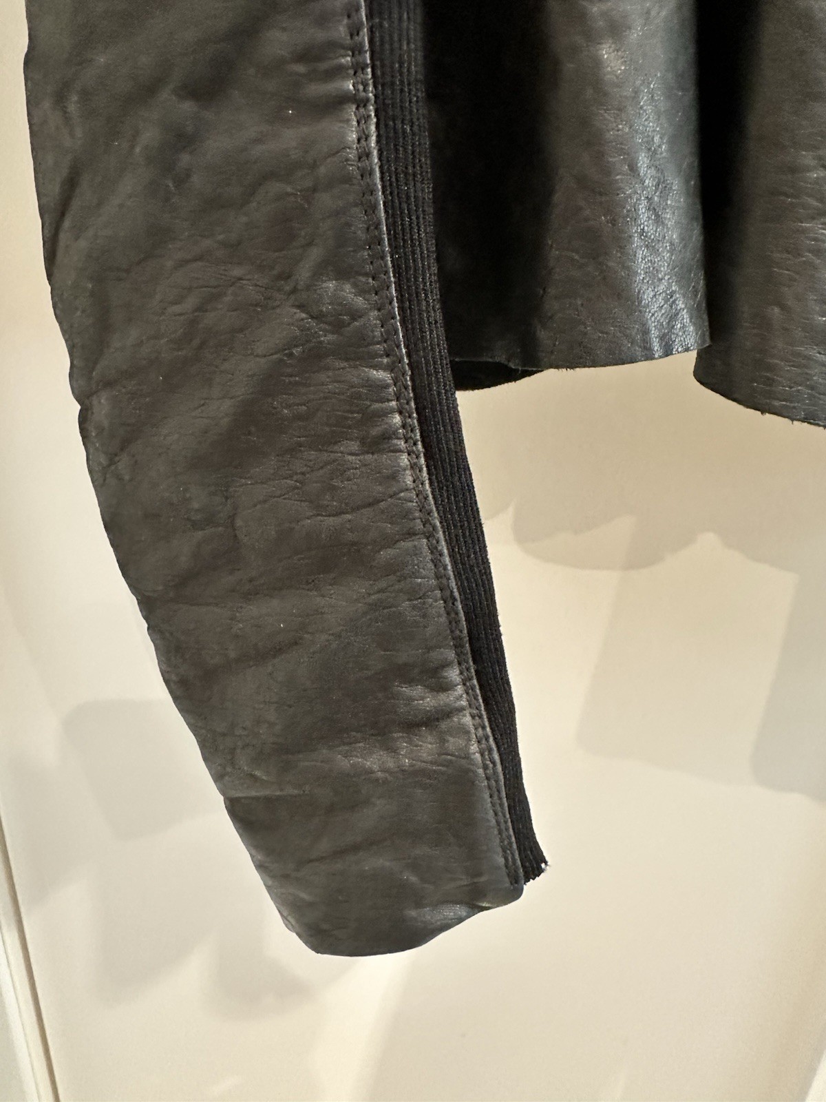 rick owens leather jacket