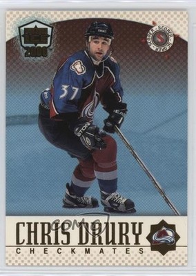 1999-00 Pacific Dynagon Ice Checkmates Canadian Chris Drury #20 1k9