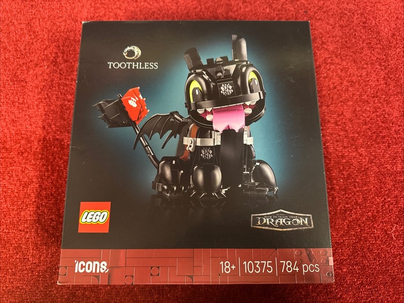 LEGO Icons : Toothless  (10375)18+New&sealed 784pcs Slightly Creased
