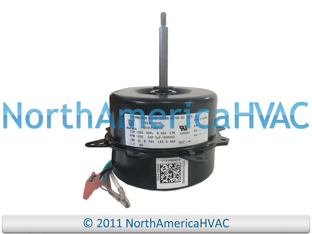 【IONSEOUL】Panasonic Toyota Fleece Hood 4JH668 OEM PTAC Outdoor Condenser Fan Motor 230v Fits Zhongshan