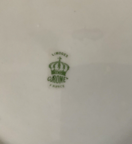 De Colección Limoges Francia Juego Pájaro - Faisán Plato Decorativo con Oro - Firmado - Imagen 8 de 8