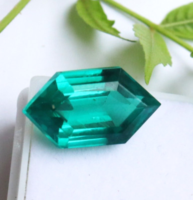 10 Ct Fancy Shape Natural D Green Sapphire Loose certified Gemstone Best Offer