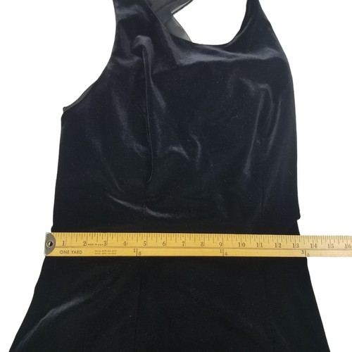 Alex Evenings ärmelloses Maxikleid schwarz Damengröße 8 M Samt überkreuzter Rücken - Bild 13 von 16