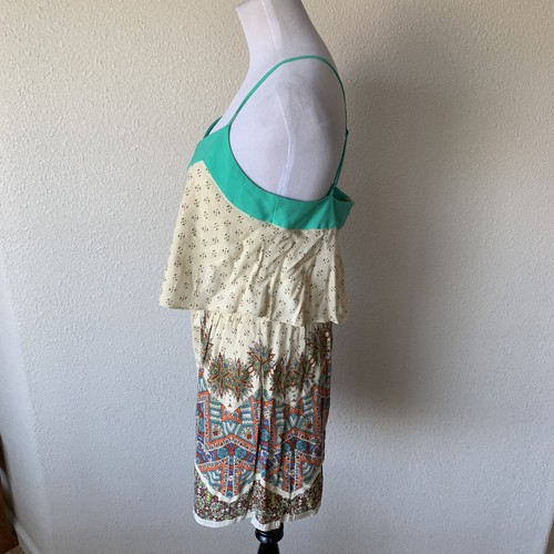 elevenses jump suit Romper Shorts spaghetti strap size 8 - Picture 2 of 5