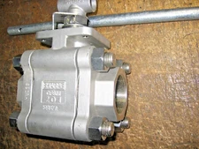 Sharpe Threaded 3-Piece 2" Full-Port 316 / CF8M Stainless Ball Valve 1920 PSI