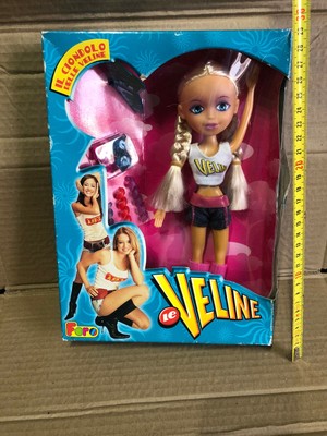 FARO TOYS doll LE VELINE VELINA ELENA BAROLO STRIPS THE NEWS 2002 NEW