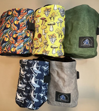 Rock Climbing Chalk Bag w/Interchangeable Outer Shell-Multiple Options Available