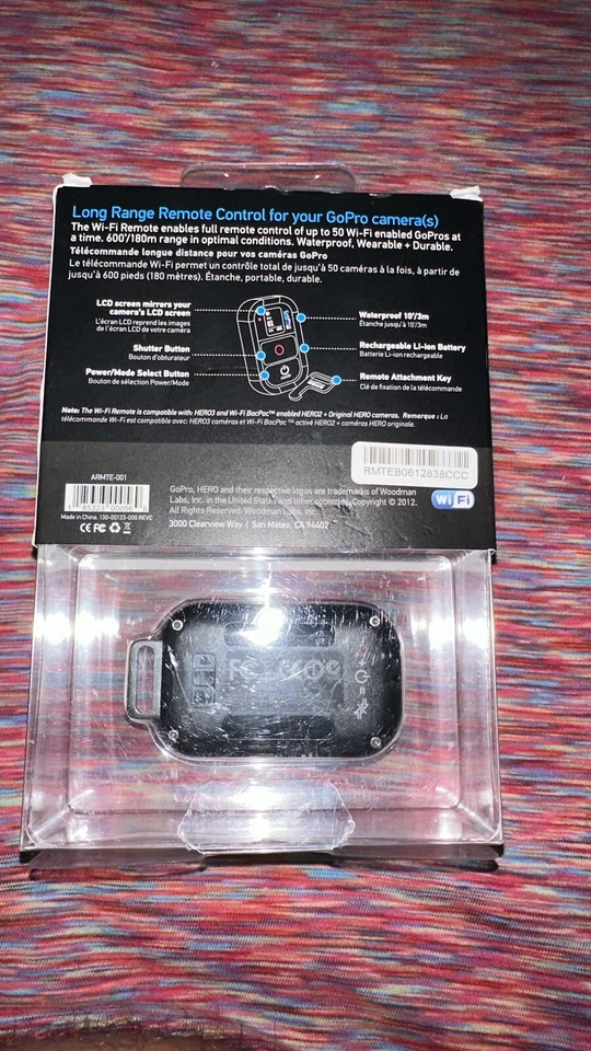 GoPro Wi-Fi Remote (GoPro Official Accessory) New With Defects READ - Image 2 of 3