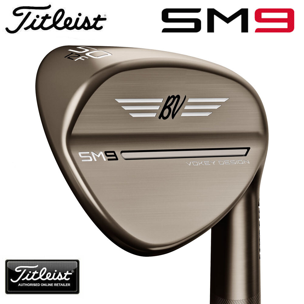Titleist Vokey SM9 Brushed Steel Wedges Dynamic Gold Wedge