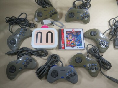 Sega Saturn Bomberman SBOM Multi Tap Grau 7 Controller Japan SS Spiel Geteste...