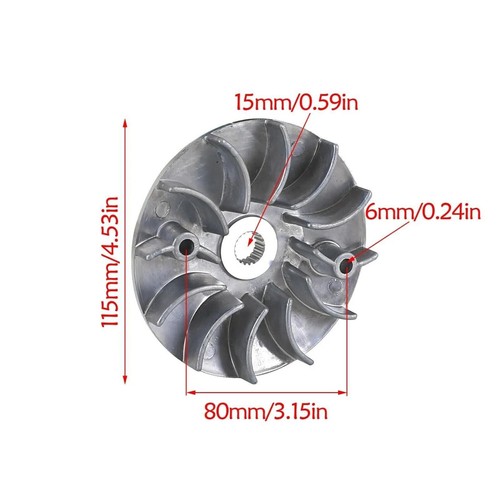 Variator Assembly GY6 110cc 125cc 150cc Scooter Moped ATV Go Kart QMJ152 QMJ157 - Picture 7 of 8