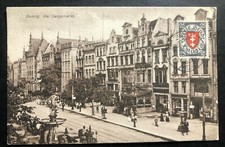 1924Danzig Langfuhr Picture Postcard Cover To Goteborg Sweden the langemark