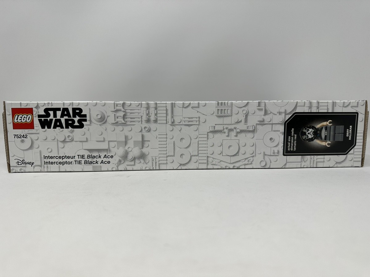 LEGO 75242 Star Wars Black Ace TIE Interceptor New In Box