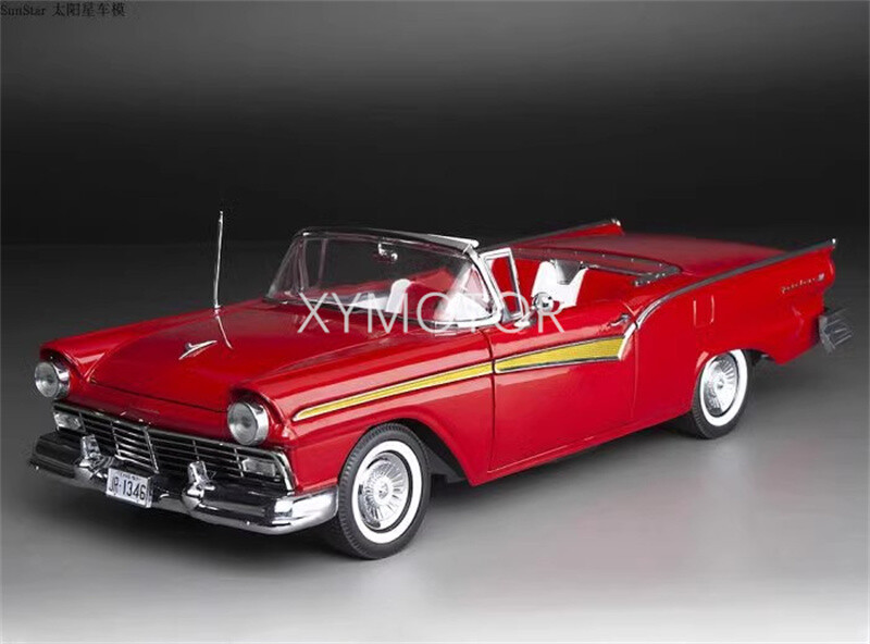 バ*ー様 1/18 FORD FAIRLANE フェアレーン1957 Sun S Sun Star 1/18 Ford Fairlane 500 skyliner 1957 Vintage car