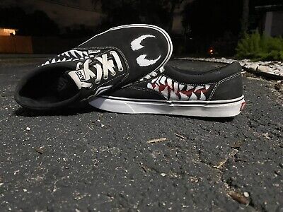 black custom vans