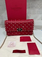 Valentino Garavani Quilted Rockstud Spike Chain Shoulder Bag