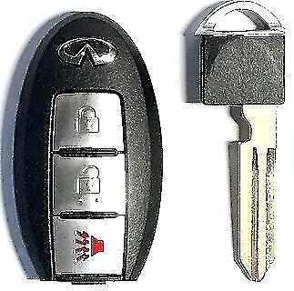 набор из 2 новых Prox брелок Smart ключ FX35 FX50 EX35 2008-2013 / QX50 14-17 3-Btn A +++ - Изображение 2 из 3