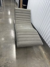 Steel Chrome Chaise Lounge MCM