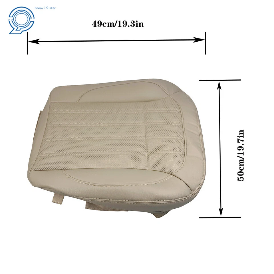 Capa de assento dianteiro para motorista 2013 2014-2016 Mercedes Benz GL350 GL450 couro marrom - Imagem 2 de 4