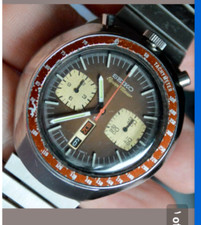 Vintage Originale Seiko Cronografo Bullhead 6138-0040 (solo bracciale in vendita - NUOVO