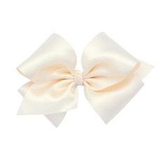 Girls' French Satin Hair Bow WeeStay Clip Multiple Colors  Sizes Available
