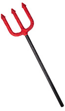 Deluxe Rhinestone Devil Trident Adults Halloween Fancy Dress Accessory Prop