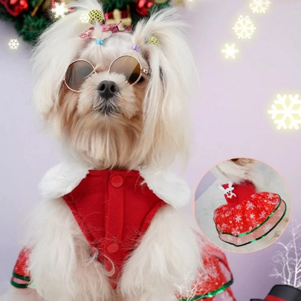 Small dog christmas dresses sale