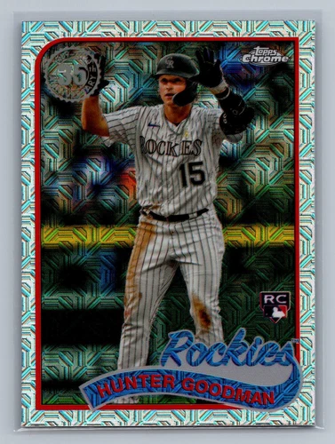 Hunter Goodman 2024 Topps Update 1989 Topps Baseball 35th Chrome Refractors