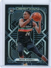 2020-21 Panini Obsidian Basketball FOTL Blue Rookie #170 Devin Vassell #10/16